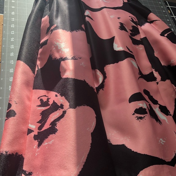 Halston heritage structure full skirt pink US 2 - Picture 5 of 5